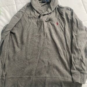 Polo by Ralph Lauren Gray Sweatshirt with Red Logo